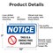 Signmission This Is A Smoke Free Building OSHA Notice Sign, Aluminum, 10in W x 7in L, 2PK OS-2PACK-NS-A-710-L-16687 - alternate 2